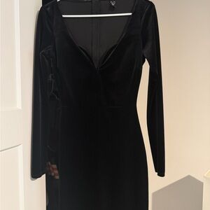 Windsor Black Long Sleeve Dress